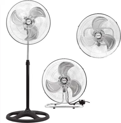 Produktbild von Syntrox Germany 3in1 Edelstahl Standventilator 70W oszillierend