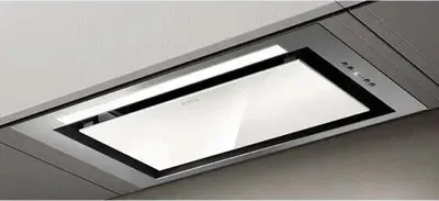 Immagine prodotto di Elica Hidden 2.0 cofano estrattore integrato 60 cm acciaio inox / vetro bianco