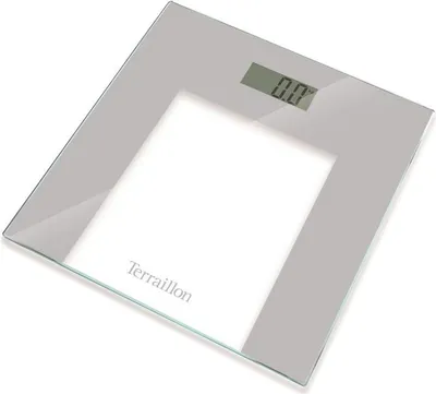 Produktbild von Terraillon TP1000, Elektronische Personenwaage, 150 kg, 100 g, Grau, Weiß, kg, Rechteck