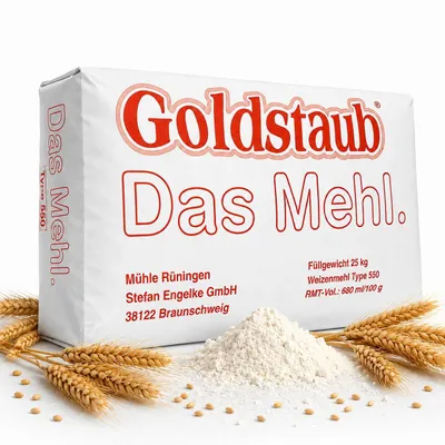 Produktbild von Weizen Mehl Typ 550, Mühle Rüningen, 25 kg