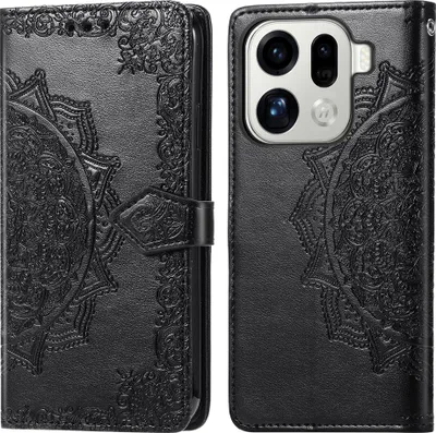 Zdjęcie produktu dla imoshion Mandala Bookcase dla Oppo Find X9 Pro - Czarny