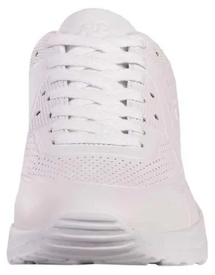 Image de Kappa - Baskets « Harlem » à motif gaufré pour homme PP9580 (39 EU) (blanc)