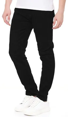 Produktbild von Smith & Solo Jeans Herren - Stretch Slim Fit Jeanshose Modern Männer Hose (Schwarz, 31W34L) – Größe 31W / 34L