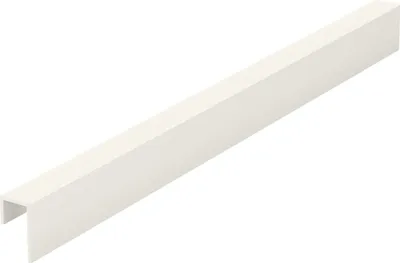 Produktbild von VOX KERRAFRONT Universalleiste - Abschlussprofil für Fassadenpaneele - PVC - UV-beständig - Elfenbein