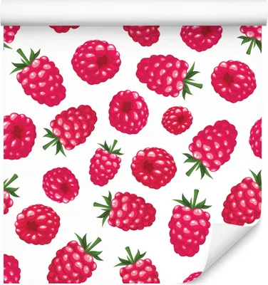 Zdjęcie produktu dla Tapeta Dekoracja Ścienna Owoce MALINY Dekor 3D do Kuchni