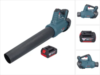 Obrázek produktu pro Bosch GBL 18V-750 Profesionální akumulátorový foukač 18 V BITURBO Brushless + 1x akumulátor 4,0 Ah - bez nabíječky