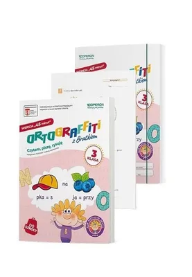 Zdjęcie produktu dla Ortograffiti z Bratkiem Wersja 45 minut 3 Zestaw dla uczniow