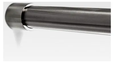 Produktbild von Edelstahl Schrankstange 1500 mm RUND Ø 25 mm mit 2 Schrankrohrhaltern TUBE rostfrei