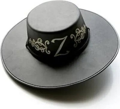 Image de BestSaller Liontouch Soft Line Z-Line Chapeau Zorro Noir