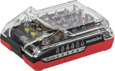 Produktbild von Metabo 626696000, 32 Stück(e), Torx, PH 1, PH 2, PH 3, PZ 1, PZ 2, PZ 3, T10, T15, T20, T25, T27, T30, T40