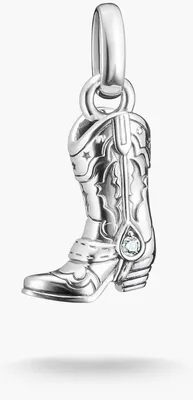 Immagine prodotto di Ciondolo con charm "Stivali da cowboy" Connect argento