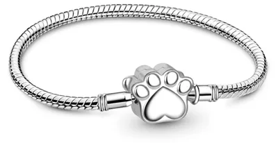 Produktbild von Gnoce Armband Pfote FVB300-19 Edelstahl/Silber