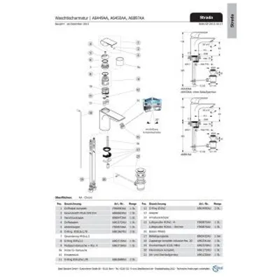 Immagine prodotto di Ideal Standard IS Griffhebel STRADA, rund, Multiport, kpl., Chrom