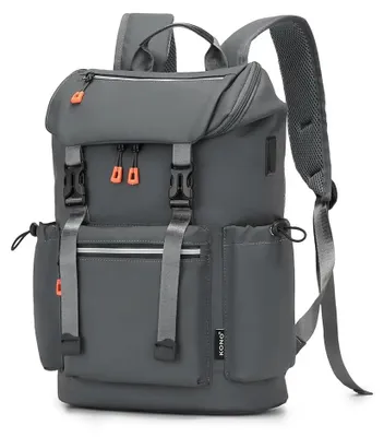 Immagine prodotto di Zaino da uomo - Zaino da viaggio - Impermeabile - In tela - 20–35 litri - Ideale per viaggi e sport - Grigio