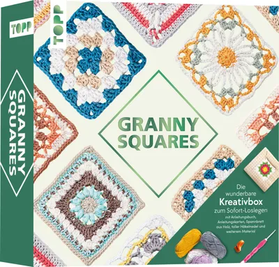 Productafbeelding van Die wunderbare Kreativbox Granny Squares