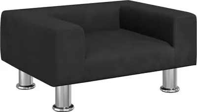 Obrázok produktu pre vidaXL Detská pohovka čierna 50x40x26,5 cm zamat