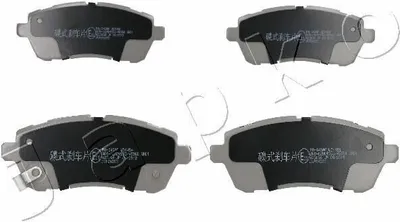 Produktbild von JAPKO 50343 Bremsbeläge Satz Vorne Bremsklötze für SUZUKI SWIFT III (MZ, EZ) für MAZDA 2 Schrägheck (DE, DH3) für DAIHATSU SIRION (M3)