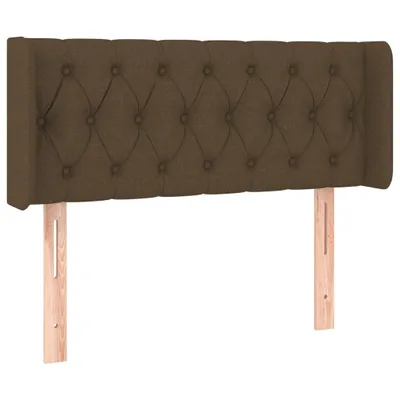 Produktbild von Kopfteil mit Ohren Dunkelbraun 103x16x78/88 cm Stoff