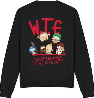 Produktbild von South Park - "WTF Ultimate Smackdown" Sweatshirt für Herren/Damen Uni TV13286 (XXL) (Schwarz)