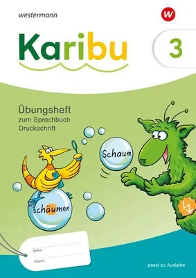 Immagine prodotto di Karibu. Übungsheft 3 Druckschrift zum Sprachbuch