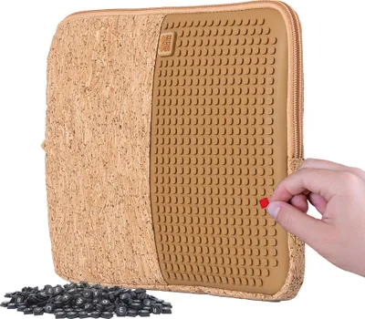Produktbild von Pixie crew tablettenüberzug Kork mit Silikonplatte braun