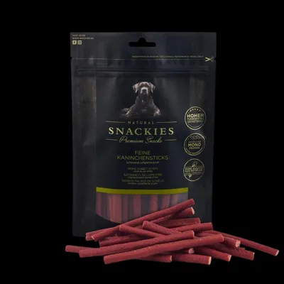 Produktbild von SNACKIES Feine Kaninchensticks 170 g