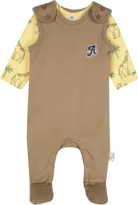 Produktbild von Alvi® ALVI 2in1 Strampler, french vanilla AOP, Gr. 50