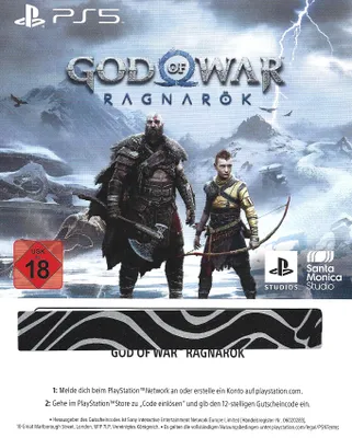 Produktbild von Sony PlayStation 5 God of War Ragnarök Downloadcode für PSN - Keine Disc