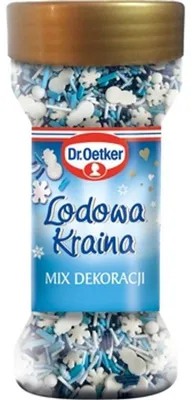 Zdjęcie produktu dla Dr. Oetker Lodowa kraina mix dekoracji 48 g