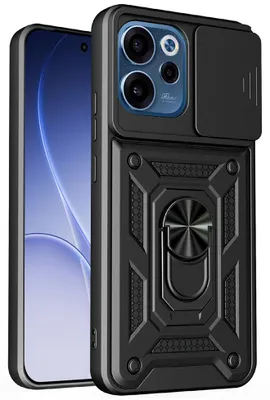Zdjęcie produktu dla Techsuit Etui z serii przesuwaną Oppo Reno15 F Reno15 FS 5G - czarne