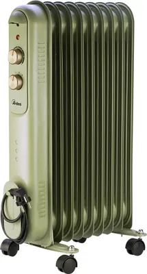 Immagine prodotto di Ardes CURVY 9 RETRO Riscaldatore Elettrico a Olio Verde 2000W 3 Livelli di Energia