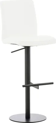 Produktbild von Barhocker Cadiz Kunstleder schwarz weiß
