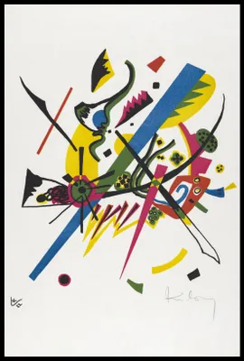 Immagine prodotto di Poster 61x91,5 cm Piccoli mondi I, Wassily Kandinsky Vintage Salon