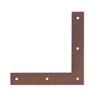 Produktbild von Alberts DURAVIS® Eckwinkel,sendzimirvz, rostbraun duplexbeschichtet,120x120x20 mm