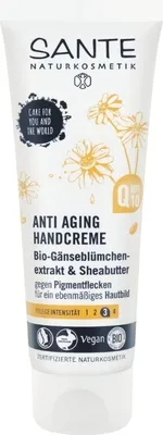 Zdjęcie produktu dla Sante Naturkosmetik 44124, Kremowy, Kobiety, Starzejąca się skóra, Skóra normalna, Przeciwstarzeniowy, Zmiękczający, 75 ml, Aqua (Water), Alcohol denat.*, Bellis Perennis (Daisy) Flower Extract*, Glycine Soja (Soybean)...