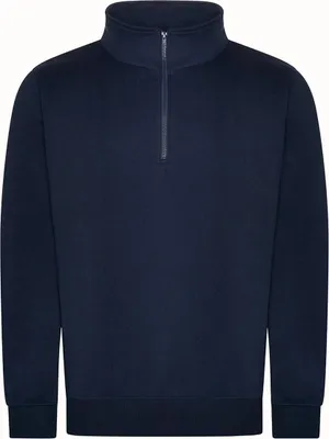 Image de PRO RTX - Sweat-shirt avec fermeture éclair courte pour homme PC5374 (XL) (Bleu marine)