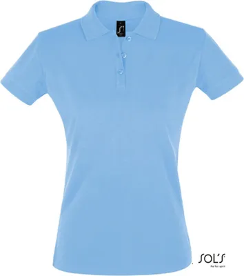 Immagine prodotto di SOLs 11347 | Polo da donna perfetta - Colore: Blu cielo - Taglia: S