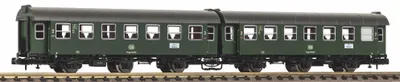 Imagen del producto de PIKO 40764 N: Set de 2 vagones de transformación B3yg+ de la DB+