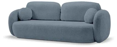 Imagen del producto de Sofá cama con arcón Olemo Basalto azul