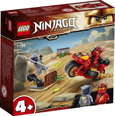 Image de LEGO 71734 NINJAGO Kais Feuer-Bike, Set de jouets moto avec figurines, dès 4 ans