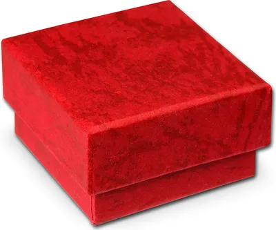 Image de SD Boîte à bijoux rouge Emballage cadeau 40x40x25mm Etui VE3042R