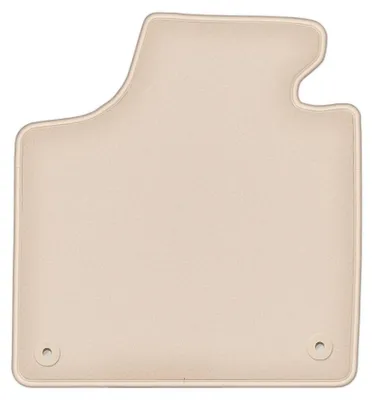 Image de Tapis conducteur en moquette pour Audi A3 8P 2003-2011 (à hayon/Sportback/cabriolet) – 1 pièce, beige, sur mesure – Wielganizator FORTUNA