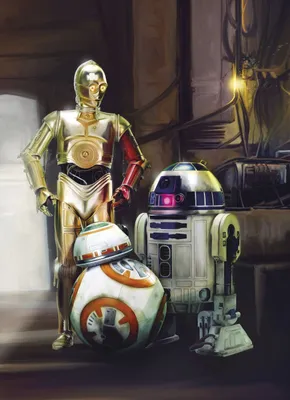 Zdjęcie produktu dla Disney fototapeta Star Wars szarymIbrązowym - 612287 - 184 x 254 cm