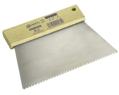 Produktbild von Connex Zahnspachtel 180 mm Zahnung grob 3,6 x 3,4 mm