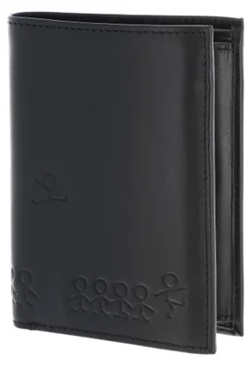 Image de oxmox Cuir porte-monnaie Leather RFID Protect Kombibörse Jumping Jack 2.0 Embossed Black noir