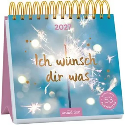 Obrázok produktu pre Postkartenkalender Ich wünsch dir was 2027