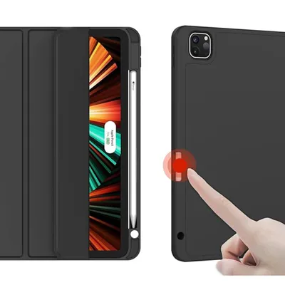 Obrázek produktu pro Techsuit Skládací pouzdro Flex Trifold (s držákem na pero) - Xiaomi Pad 6 / Pad 6 Pro - šedé