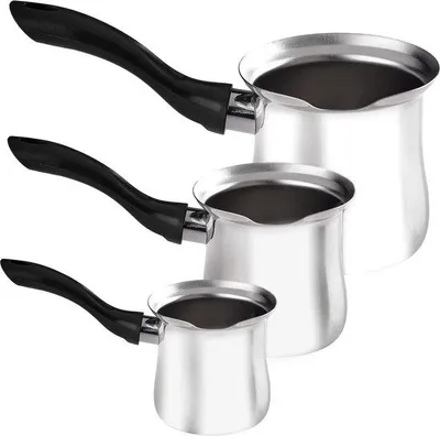 Produktbild von Schwarze Kaffeemaschine 3tlg Türkisch