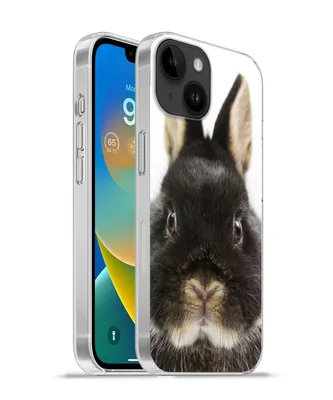 Produktbild von MuchoWow® Handyhülle Schutzhülle Hülle für Apple iPhone 14 - Softcase Kaninchen - Haustiere - Fell Silikon Softcase Handy Hülle - Mobiltelefonhülle