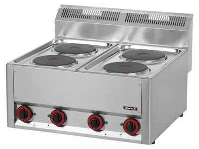 Image de Fourneau électrique à Poser 4 Feux T 66  - Casselin